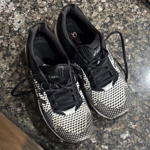 Asics Monochrome Knit Sneakers